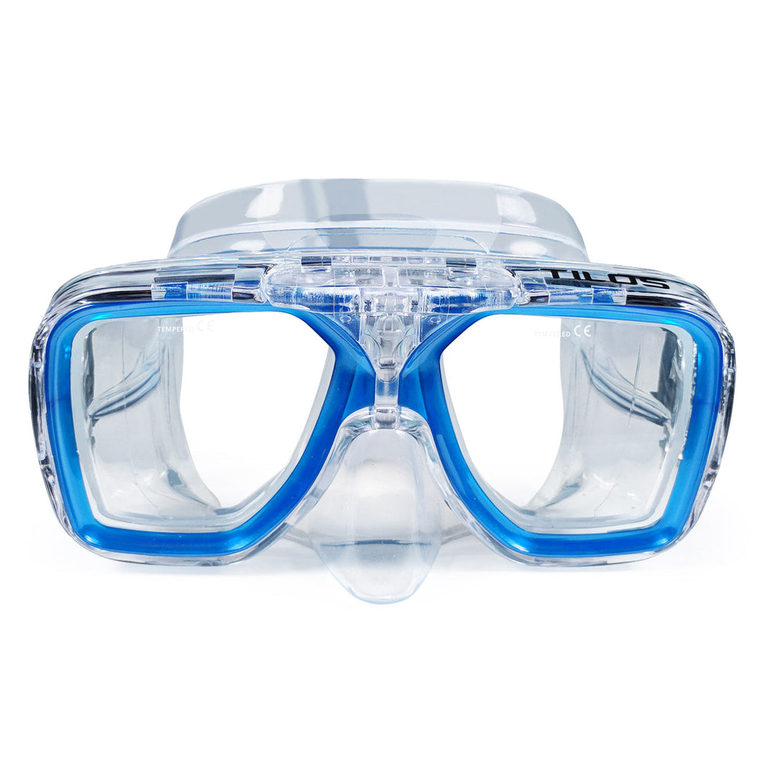 Universal Plus Dive Mask with Prescription Lenses for Diving