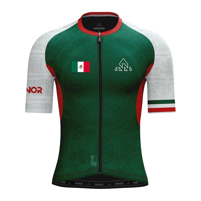 Onnor Sport Men's Mexico 2023 Elite Cycling Jersey Short Sleeve