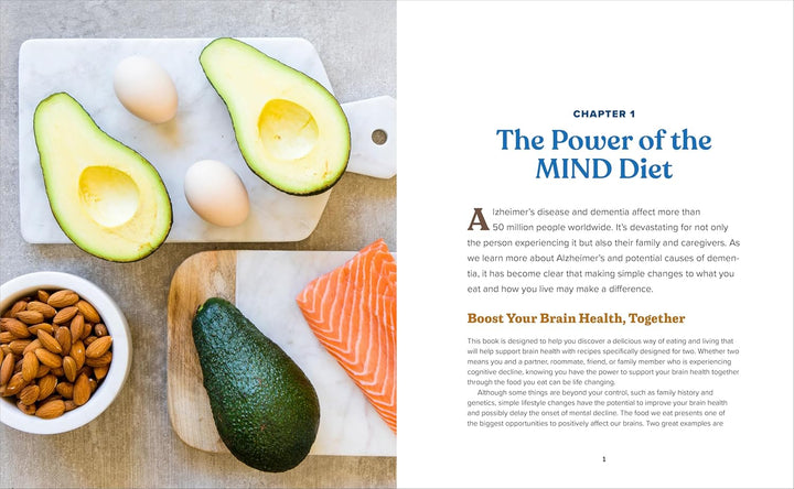 MIND Diet for Two: 65 Perfectly Portioned Recipes to Boost Your Brain Health Spiral Bound