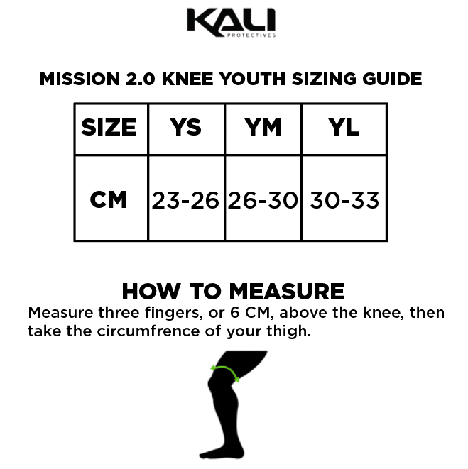Kali Protectives Mission 2.0 Youth Knee Guards