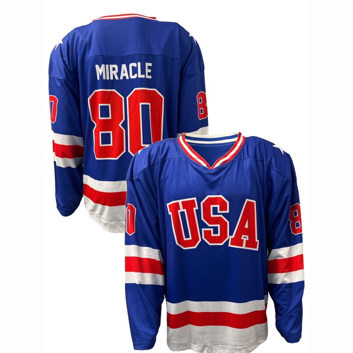 USA Hockey Miracle on Ice 1980 Jersey with Reversible Design