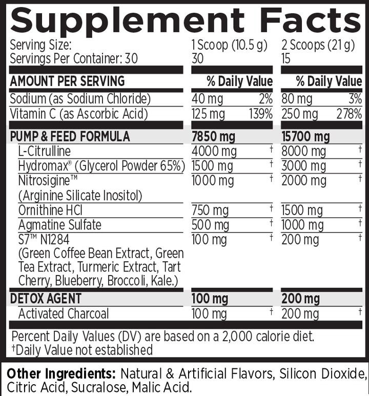 MRI Performance NO2 Black Muscle + Pump Nitric Oxide (30 servings)