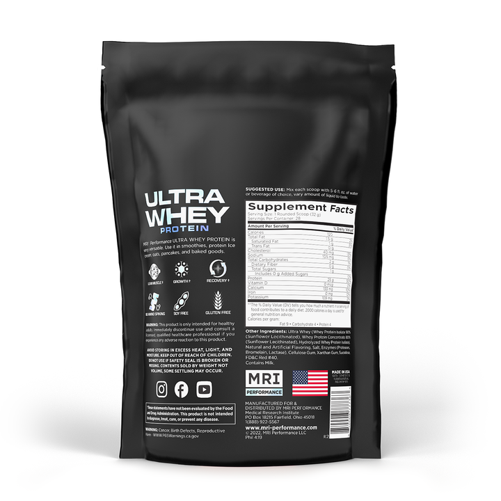 MRI Performance Ultra Whey Protein 2lb