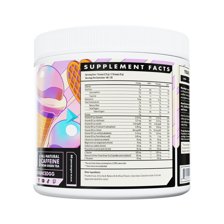 ADVANCED Magic Rainbow Sherbet Drink Mix