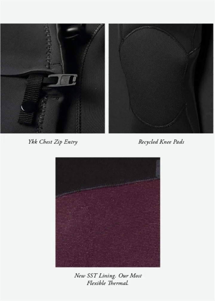 7 Seas Comp 4-3 Full Chest Zip Wetsuit