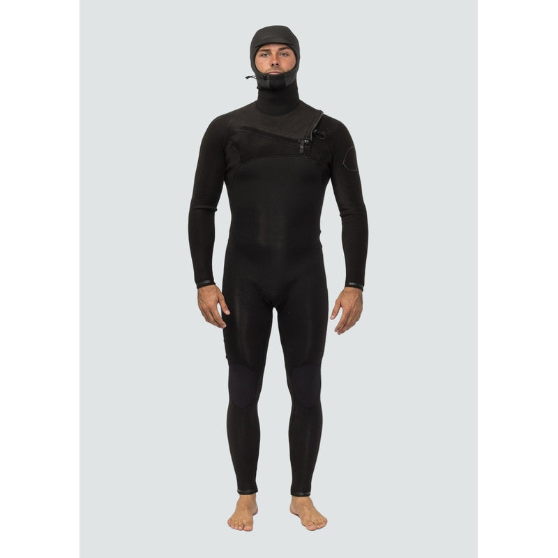High Seas II 4-3 Full Hooded Chest Zip Wetsuit