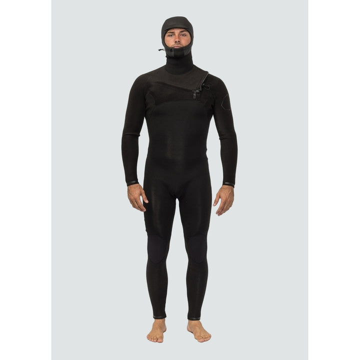 High Seas II 4-3 Full Hooded Chest Zip Wetsuit