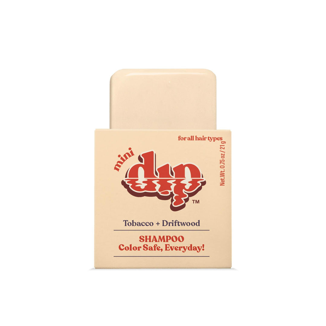 Mini Dip Color Safe Shampoo Bar for Every Day - Tobacco & Driftwood