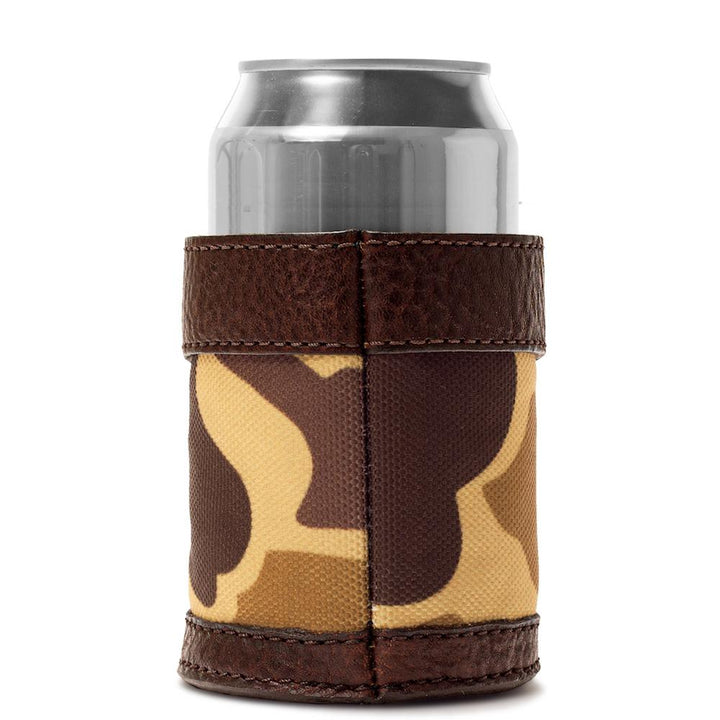 Campaign Leather Can Koozie