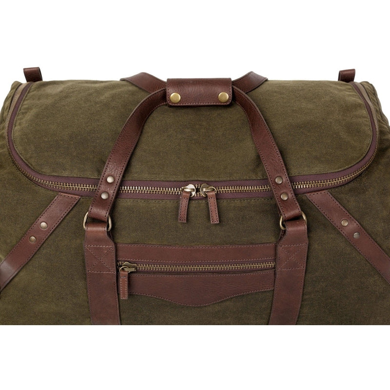 Campaign Waxed Canvas Large Duffle Bag