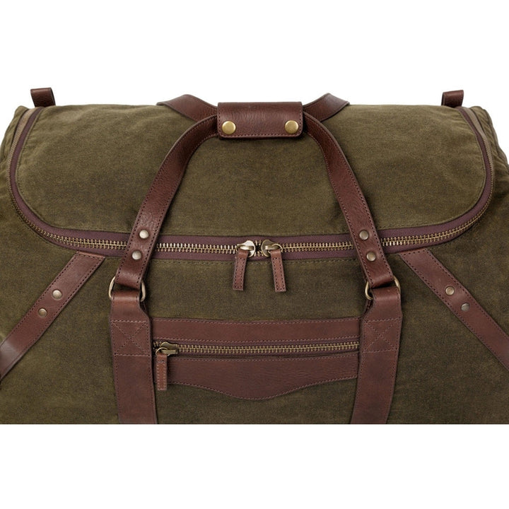 Campaign Waxed Canvas Large Duffle Bag