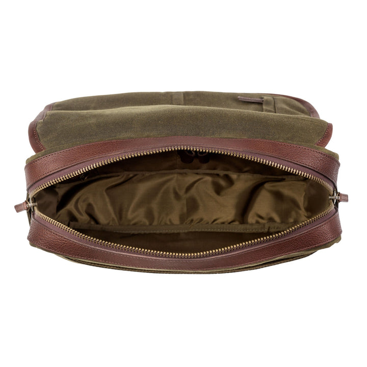 Campaign Waxed Canvas Messenger Bag