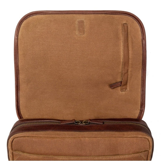 Campaign Waxed Canvas Messenger Bag