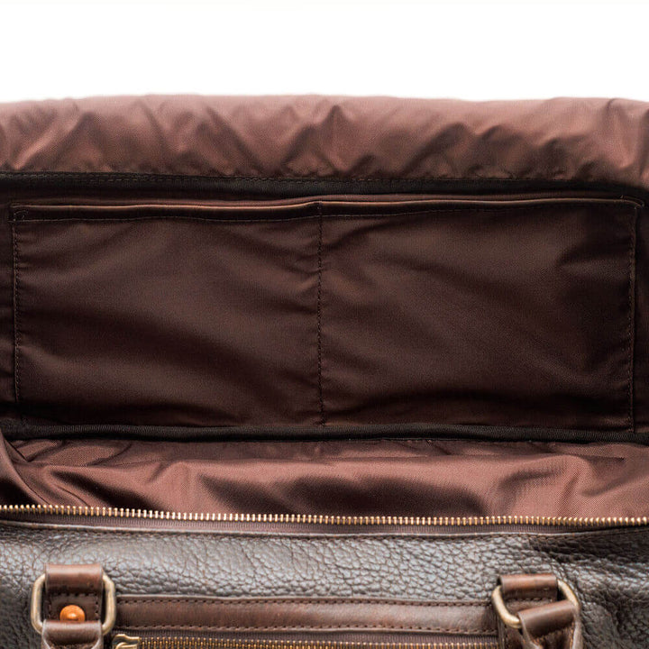 Theodore Leather Large Roller Duffle Bag