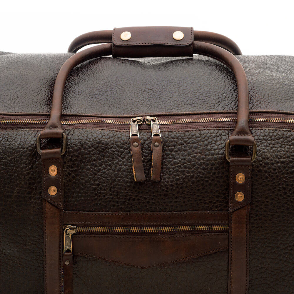 Theodore Leather Large Roller Duffle Bag