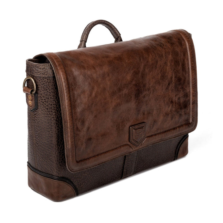 Theodore Leather Messenger Bag