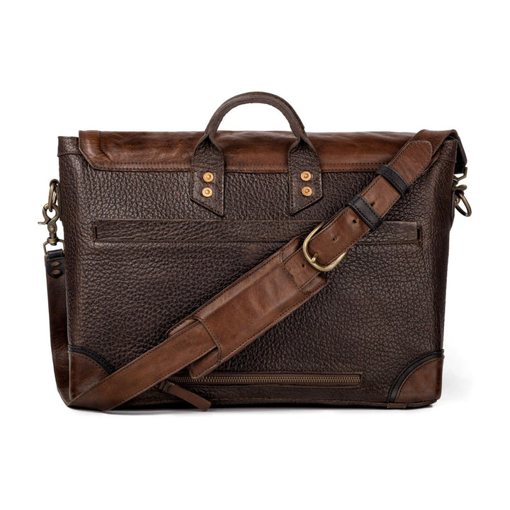 Theodore Leather Messenger Bag