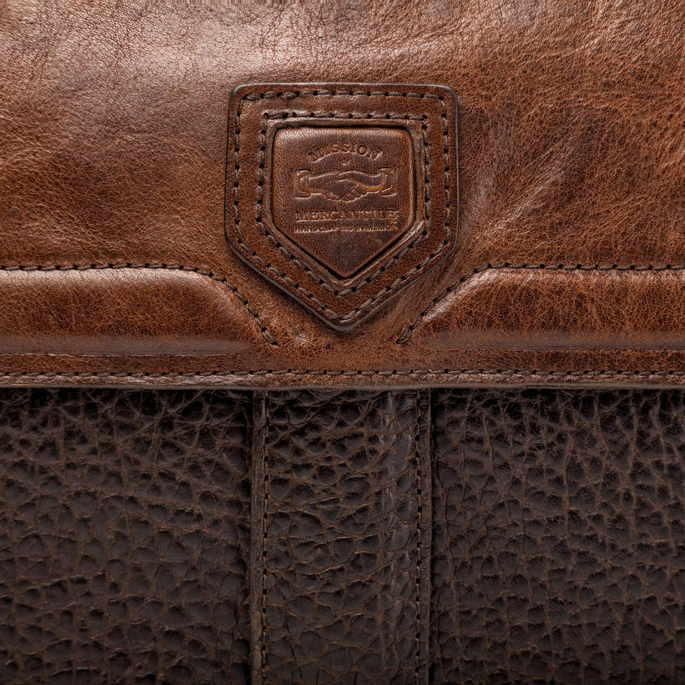 Theodore Leather Messenger Bag