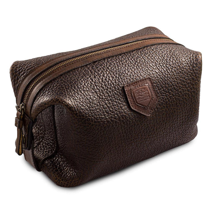 Theodore Leather Toiletry Wash Bag