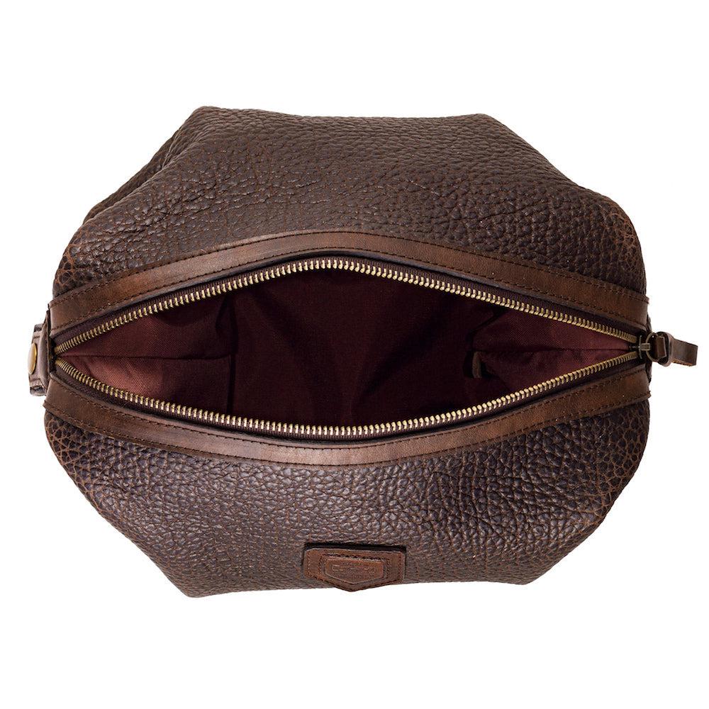 Theodore Leather Toiletry Wash Bag