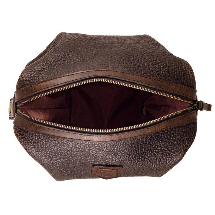 Theodore Leather Toiletry Wash Bag