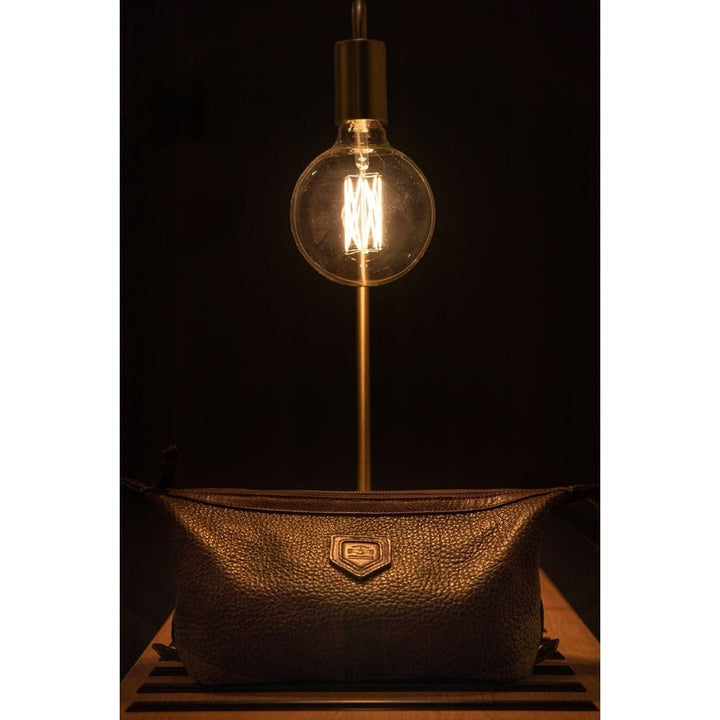 Theodore Leather Toiletry Wash Bag