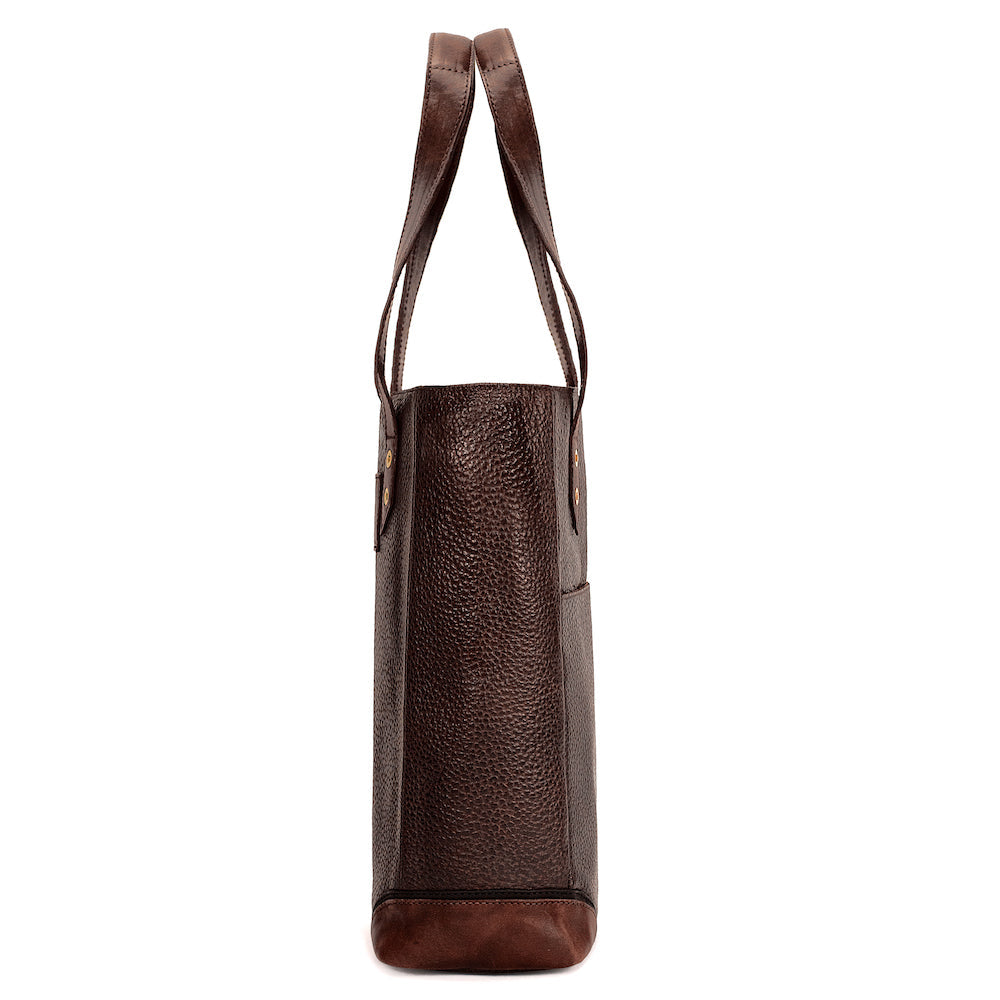 Theodore Leather Two Bottle Wine Tote Carrier