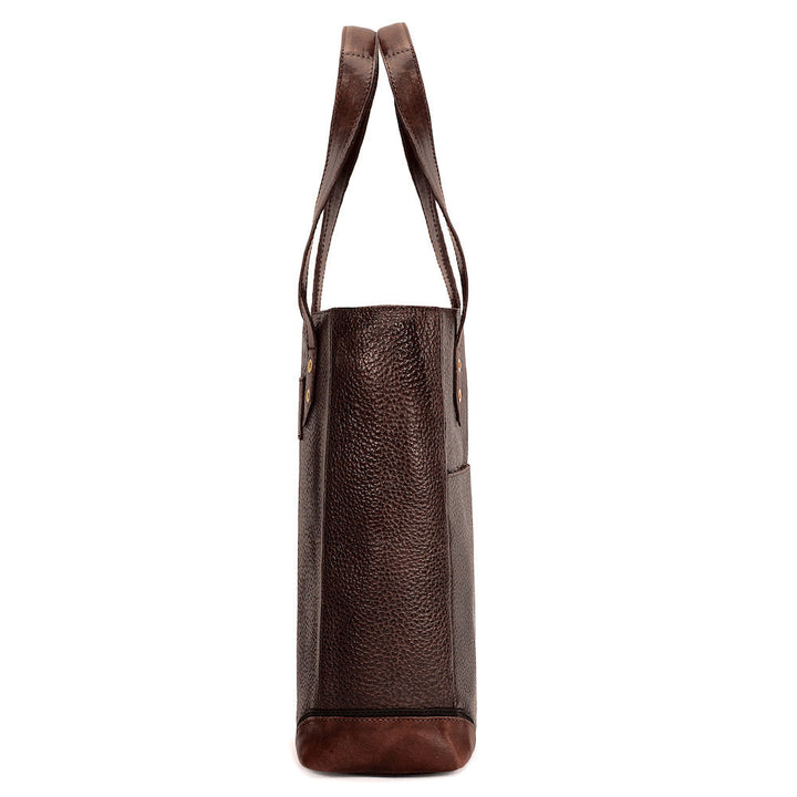 Theodore Leather Two Bottle Wine Tote Carrier