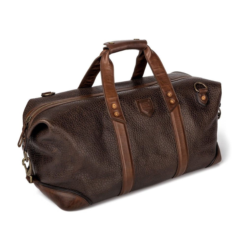 Theodore Leather Weekender Duffle Bag
