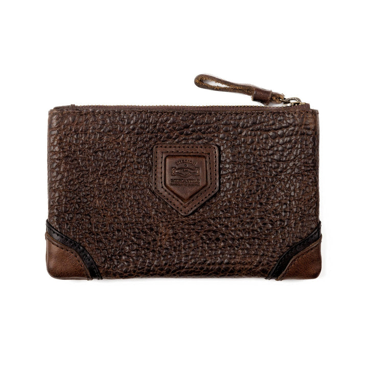 Theodore Leather Zippered Pouch