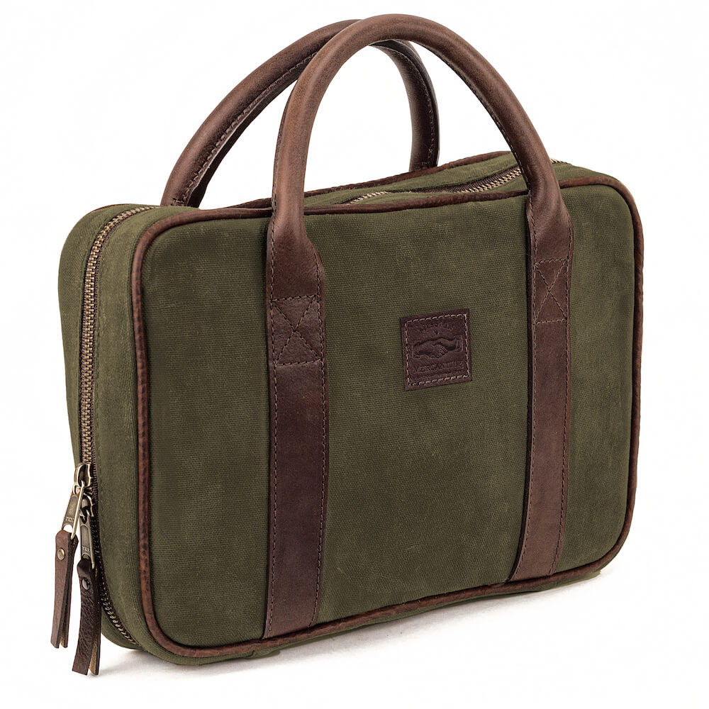 White Wing Waxed Canvas Deluxe Pistol Case