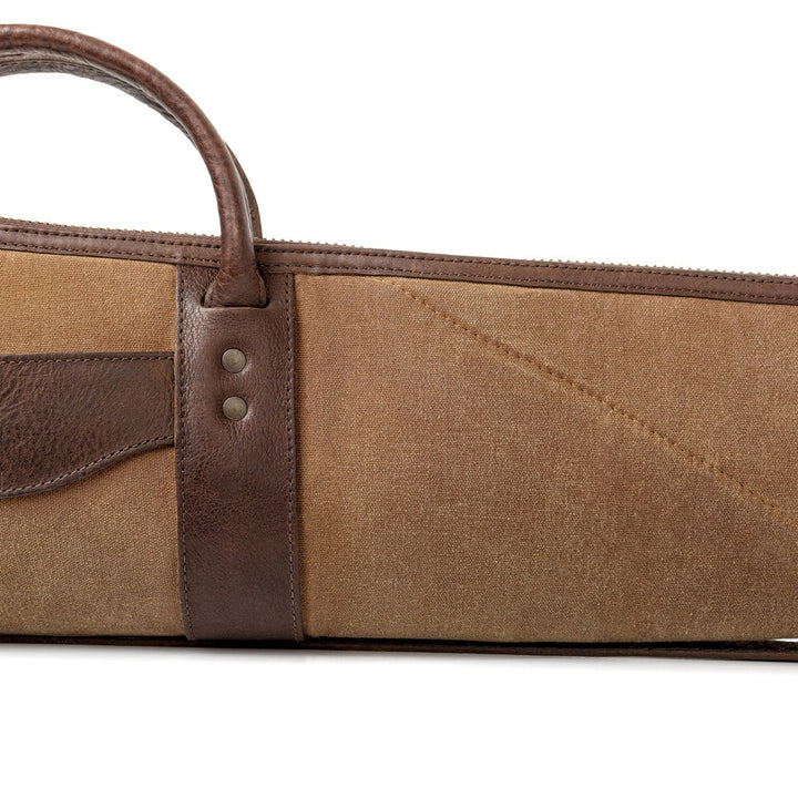 White Wing Waxed Canvas Hunting Shotgun Case