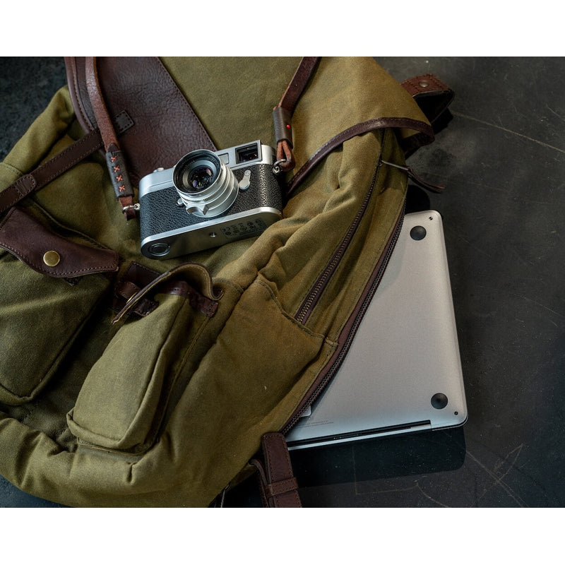 Campaign Waxed Canvas Backpack