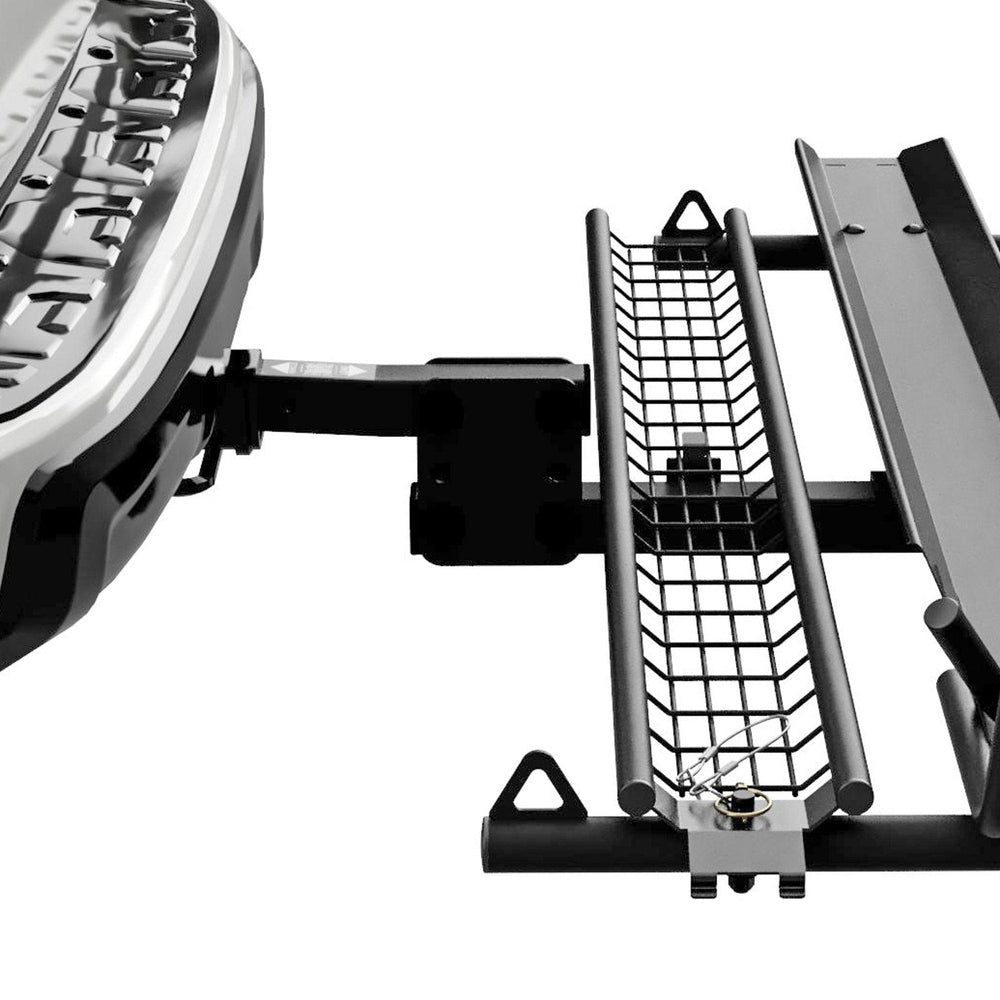 MotoTote Height Adjustable Hitch Connection
