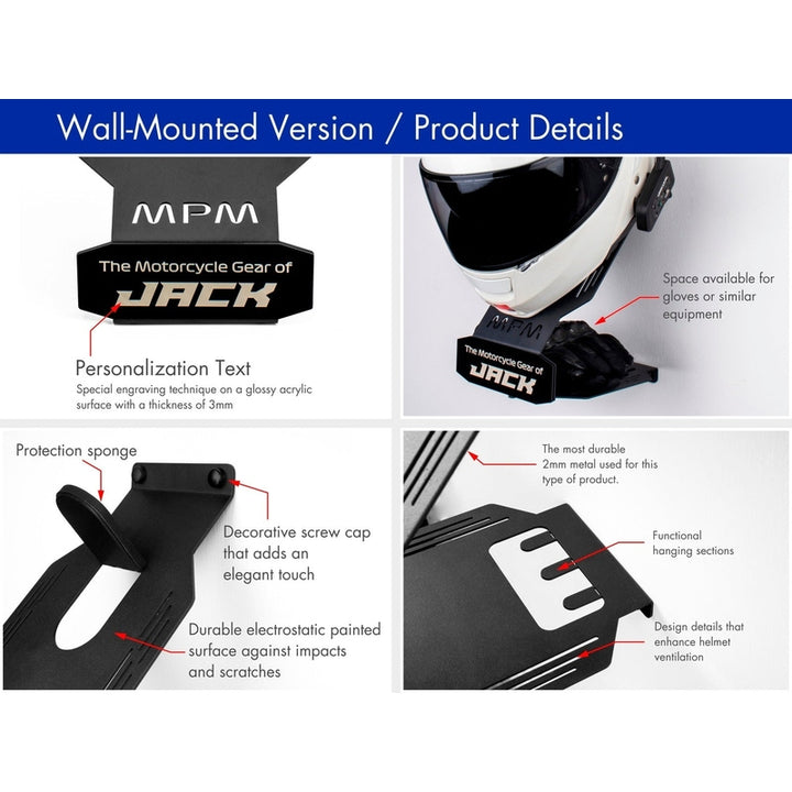 Stylish and Practical Motorcycle Helmet Holders | Organize Your Gear with Ease