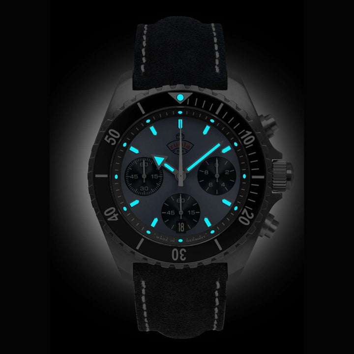 Glasbach Cup Blue Dial Watch - Elegant Timepiece