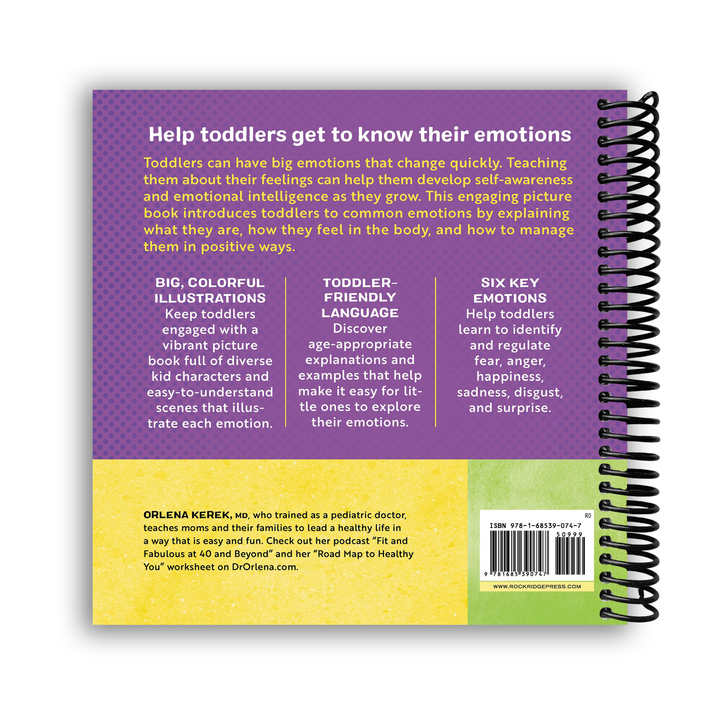 My First Book of Emotions for Toddlers Spiral Bound