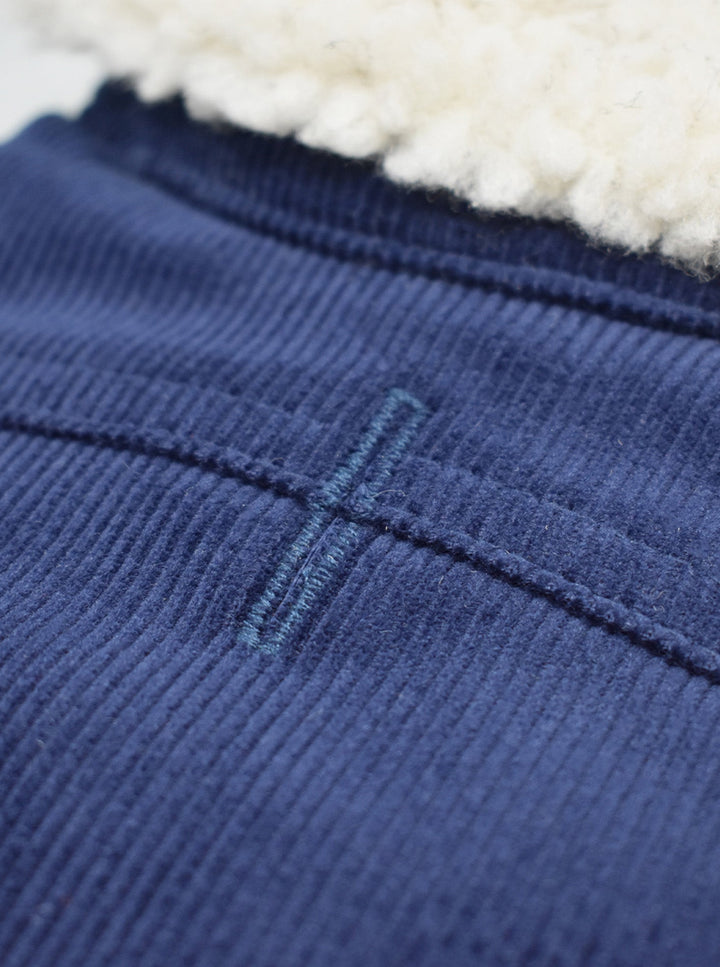 Stylish Corduroy Dog Coat for Fall Comfort
