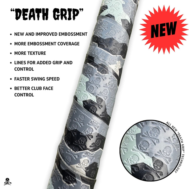 FG Grey Camo V2 Golf Grip Wrap with Death Grip Technology