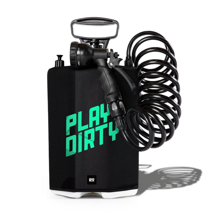 BeachBox Portable Shower Tank - 'Play Dirty' / Black
