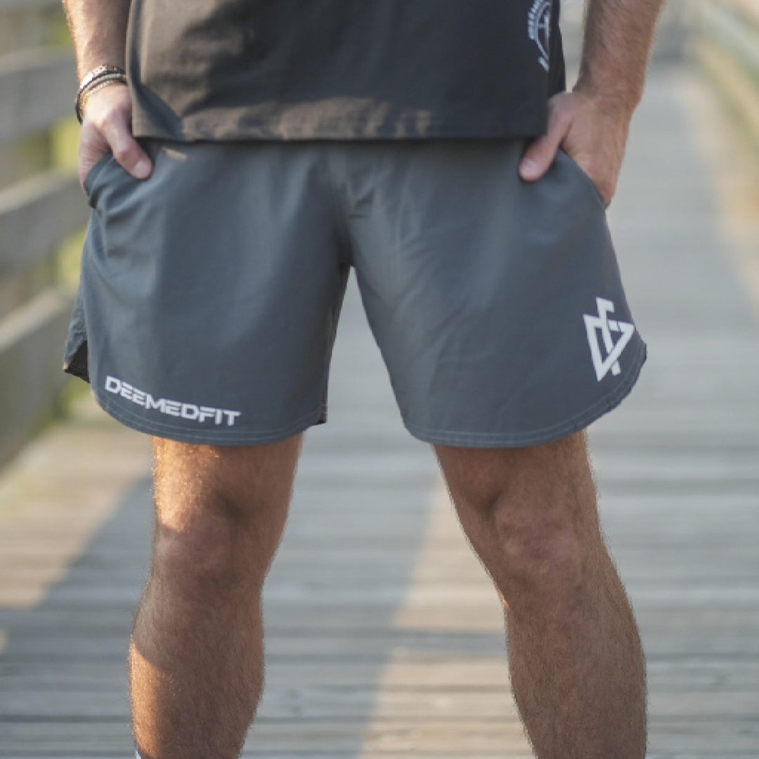 DeemedFit Men's Shorts "Response" Gray