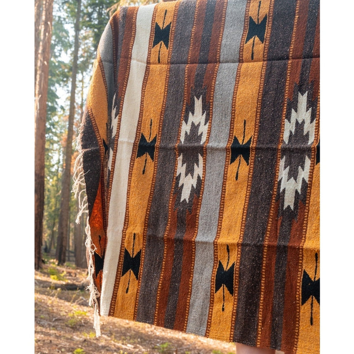 West Path Wool Mexican Blanket