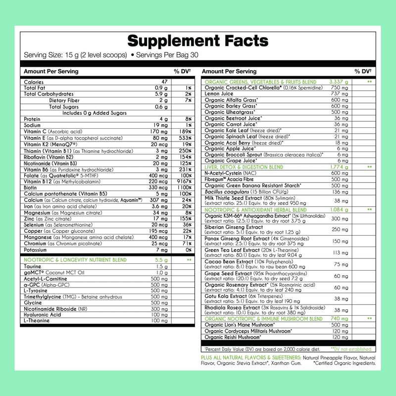 mybrainco NOOTROPIC GREENS™