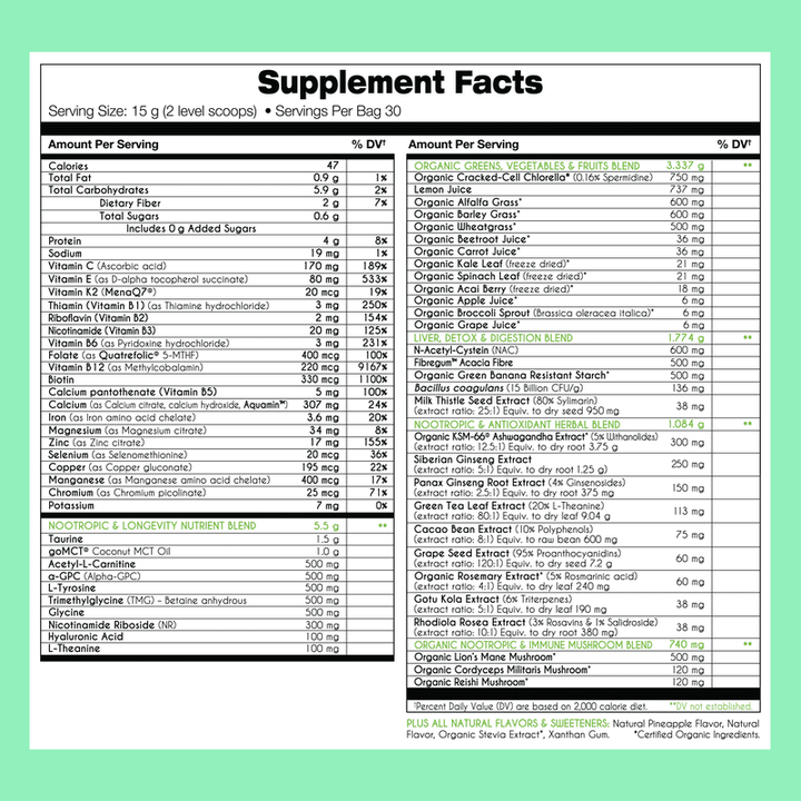 mybrainco NOOTROPIC GREENS™