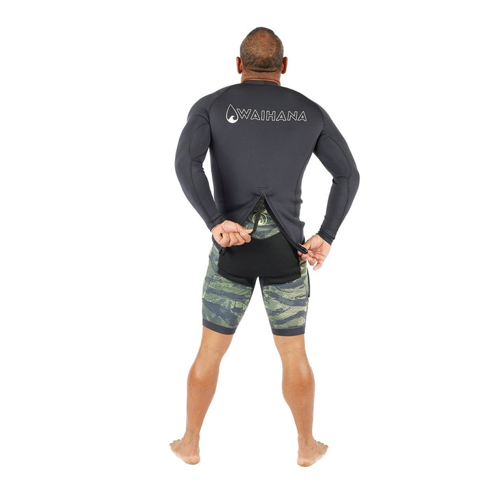 WAIHANA Men's Rear-zip Surf Top