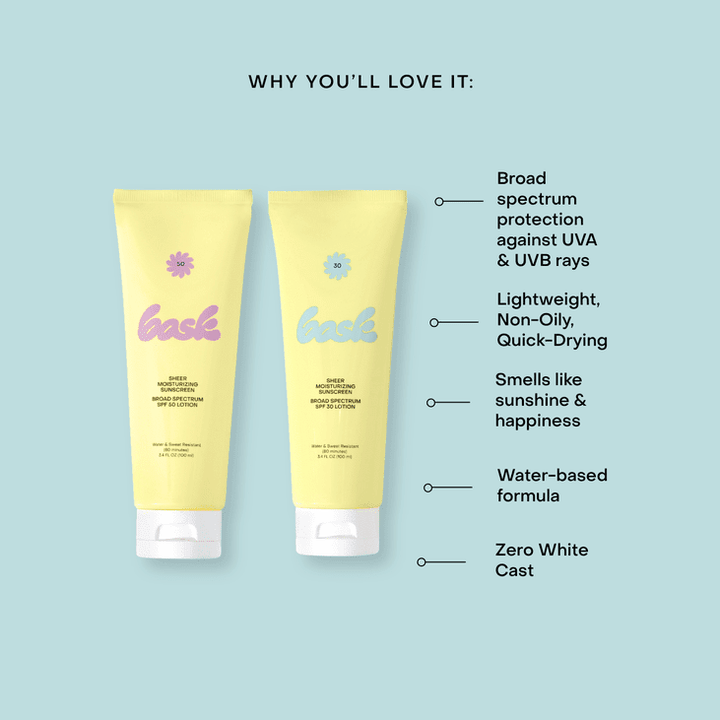 Bask Suncare Sheer Moisturizing SPF Lotion