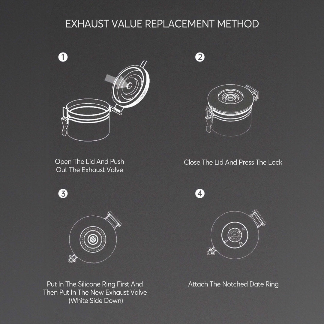 Airtight Coffee Bean Storage Canister