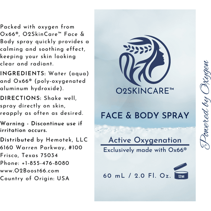 O2SkinCare Face & Body Spray