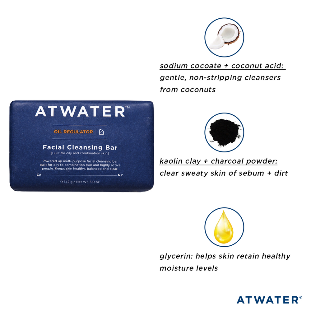 ATWATER Oil Regulator Facial Cleansing Bar