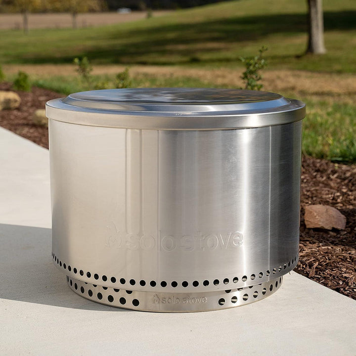 TRAPSKI Solo Stove Lid made of 304 Stainless Steel for Outdoor Fire Pits